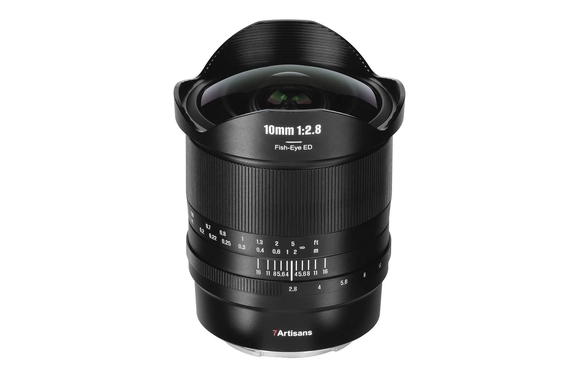 焦点工房、七工匠 7Artisansのフルサイズ対応MF魚眼レンズ「10mm F2.8