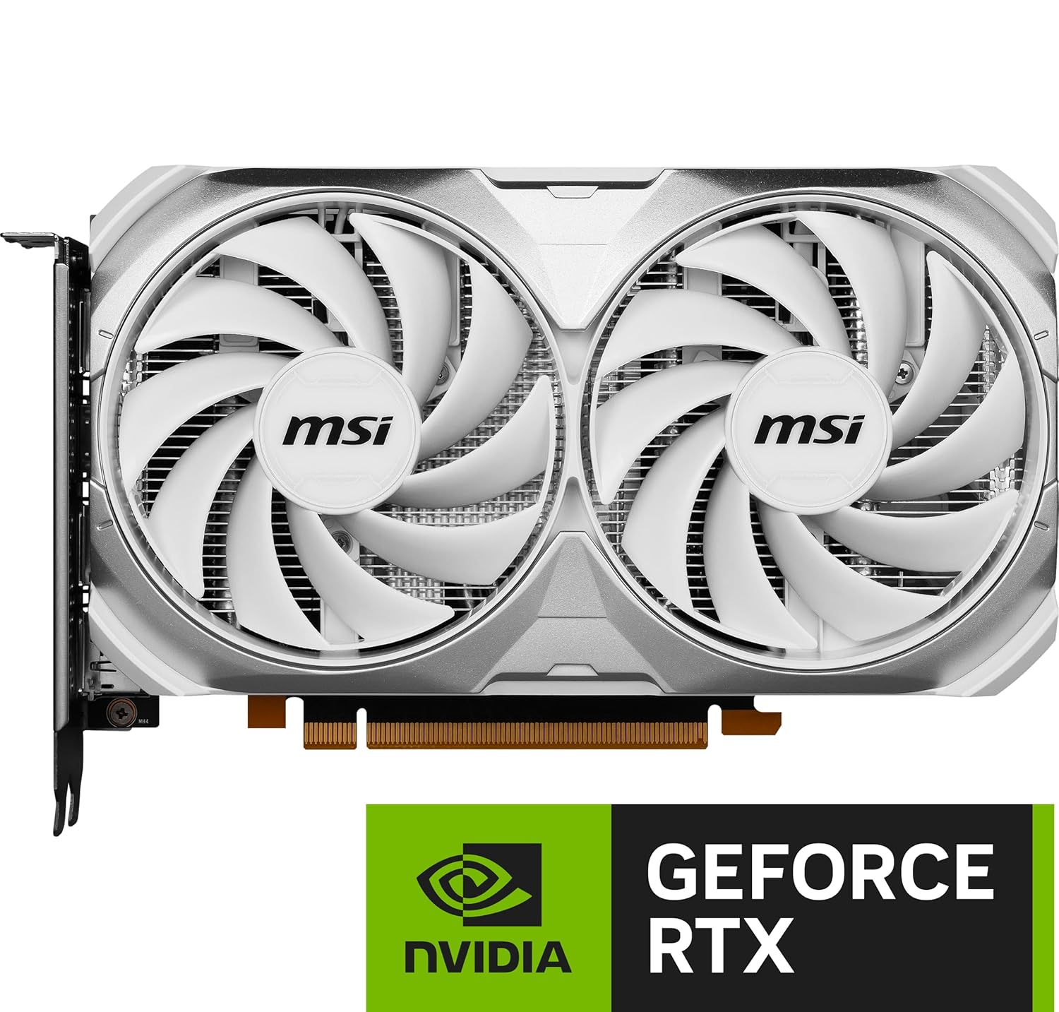 MSI GEFORCE RTX 4060 VENTUS 2X WHITE 8G OC GDDR6 GRAPHIC CARD