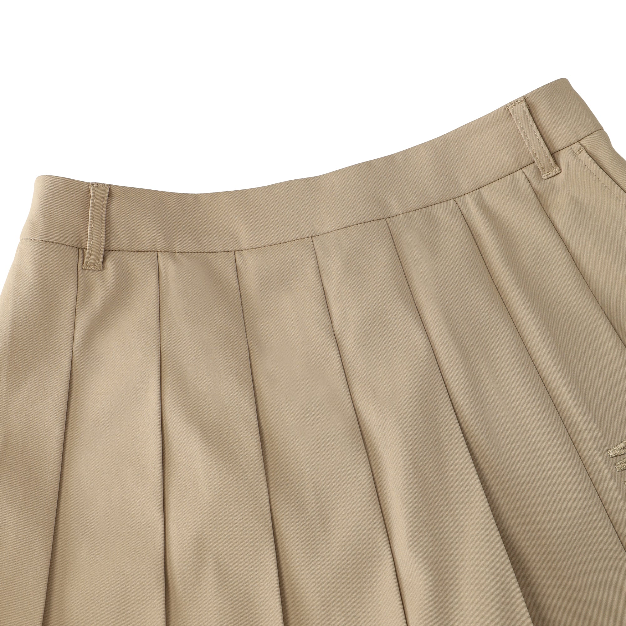 WOMEN プリーツスカートパンツ ブラック