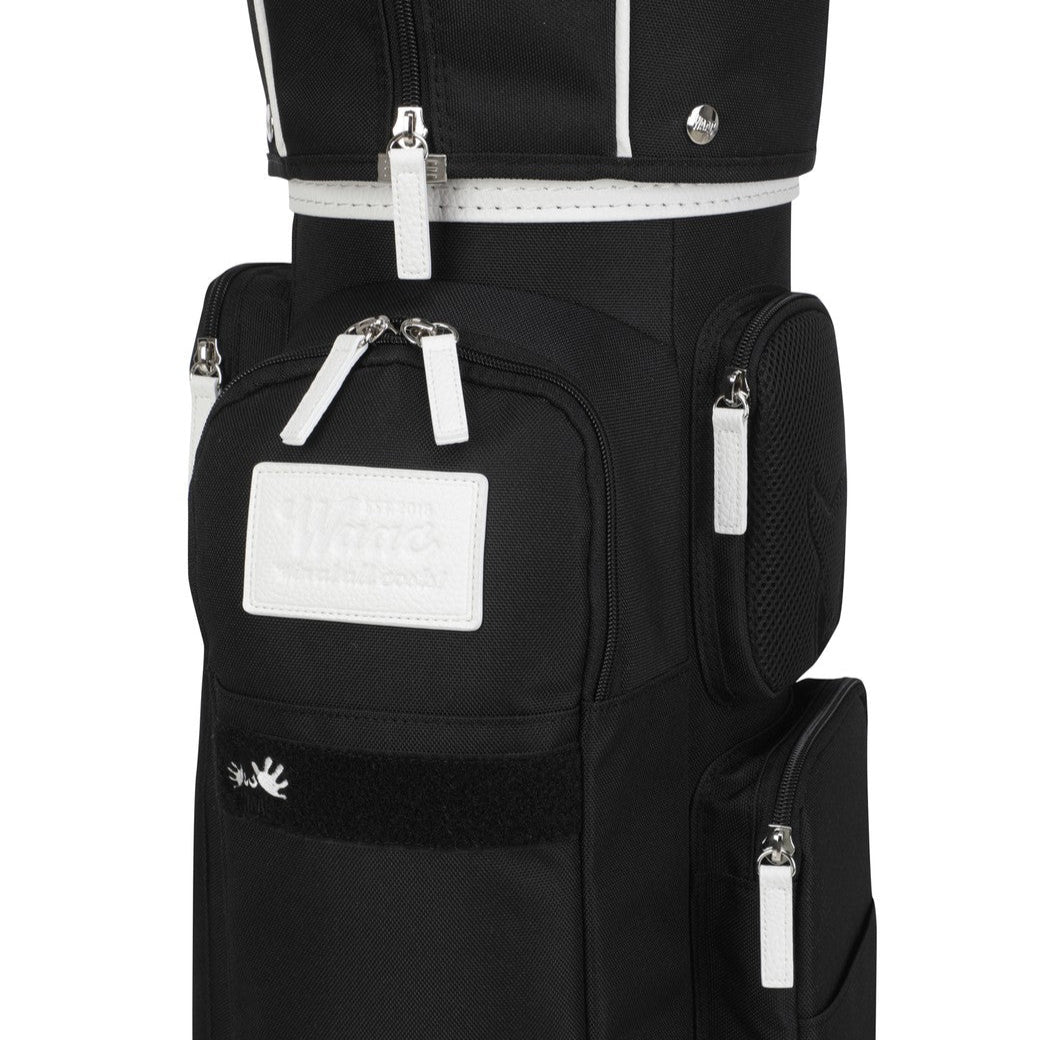 UNISEX キャスター付キャディバッグ ブラック