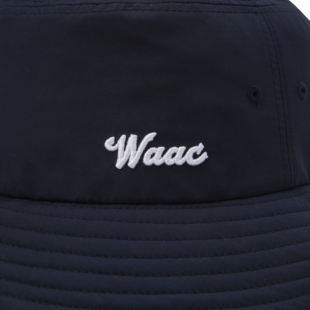 UNISEX WAACKYオープンバックバケットハット ネイビー