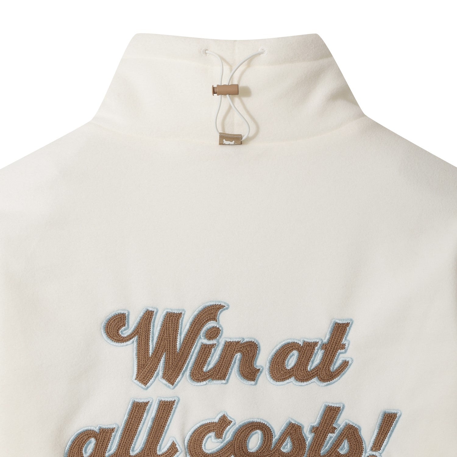 WOMEN BEANIE WAACKY フリースプルオーバー アイボリー