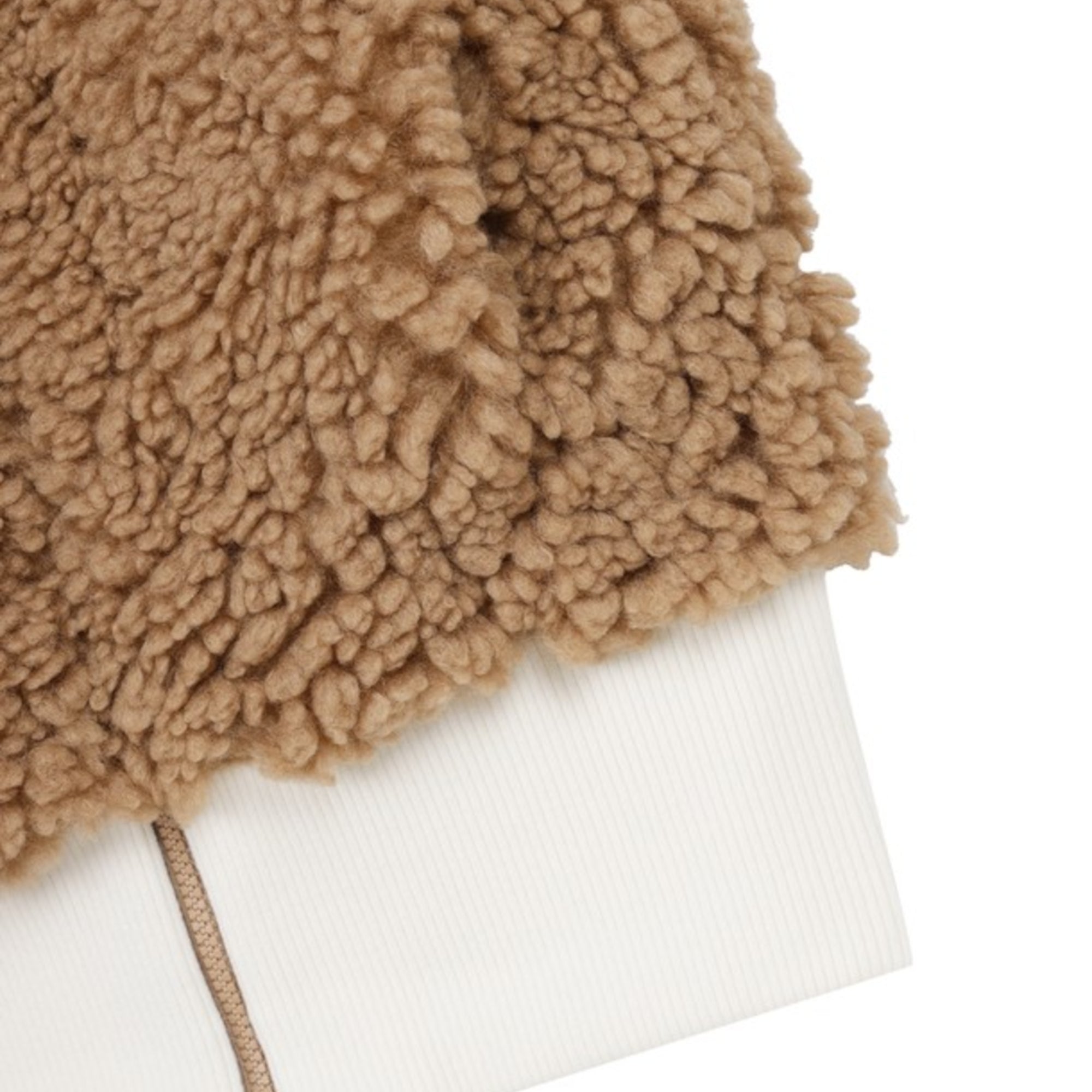 WOMEN フリースベスト ベージュ