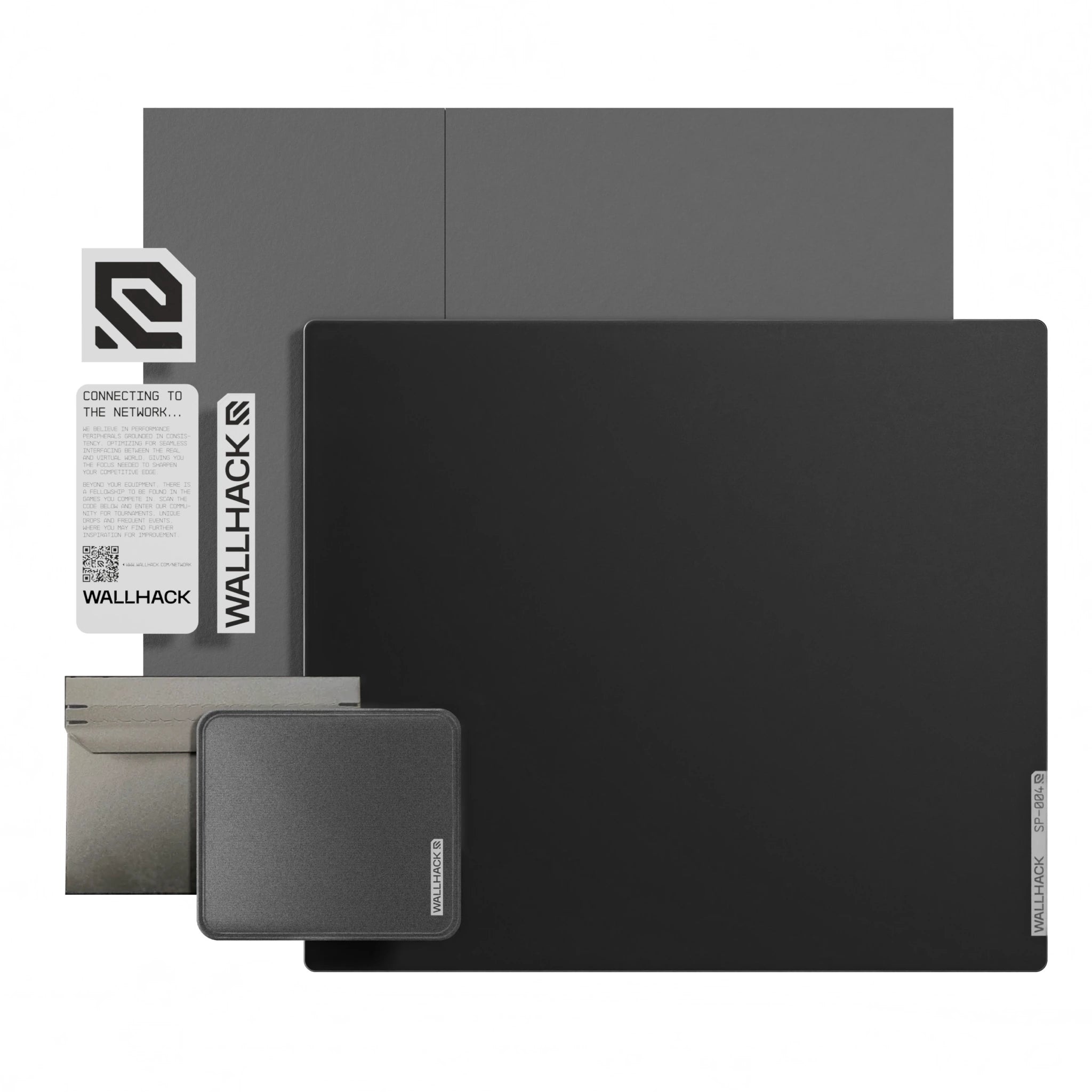 SP-004（ブラック） ガラスマウスパッド | WALLHACK