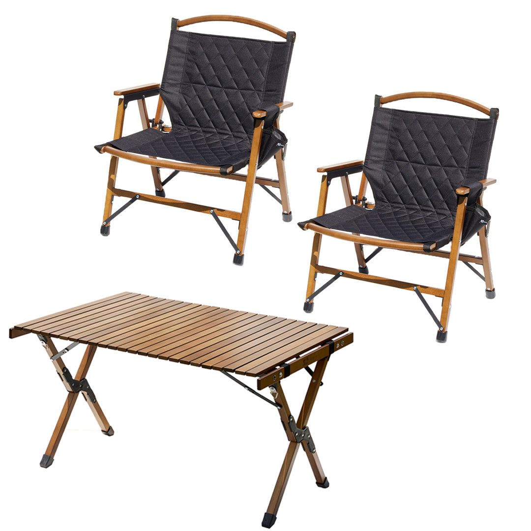 WAQ Folding Wood Chair ウッドチェア アウトドア用ウッドチェア