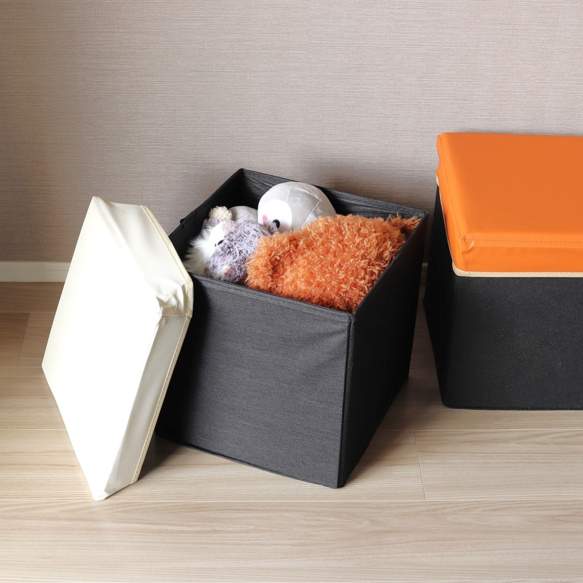 スツール 収納 椅子 チェア おしゃれ 座れる収納ボックスチェア 091060