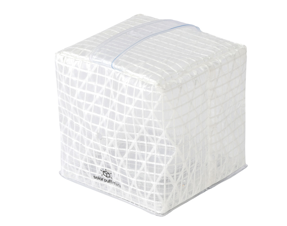 電池不要！コンパクトなソーラー充電LEDランタン「ソーラーパフ」に