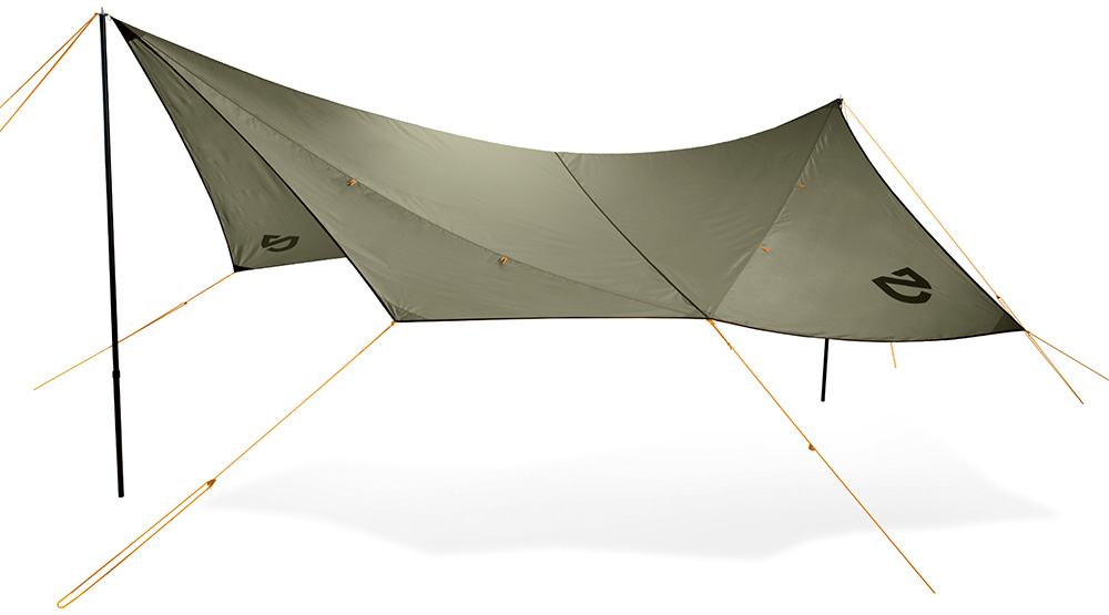 ニーモの美シルエットな人気タープ「シャドウキャスター」に、TC素材が