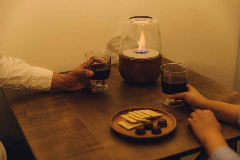 ストーブでお馴染みトヨトミ発の、家で使える癒やし系ランタンを発見