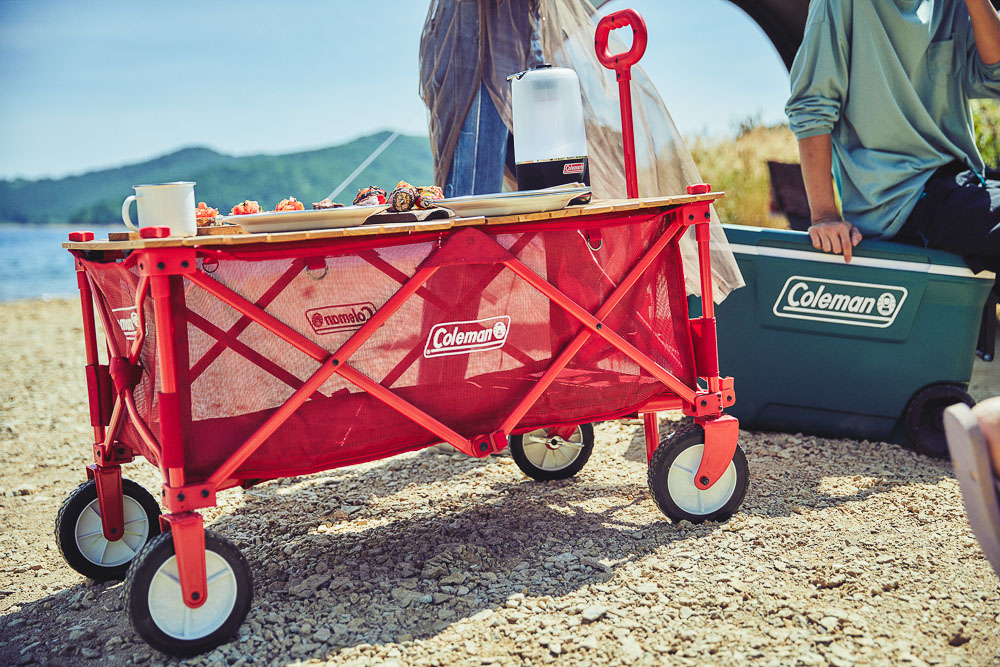 コールマンの鉄板アウトドアワゴンがアップデート！ 念願のテーブル化