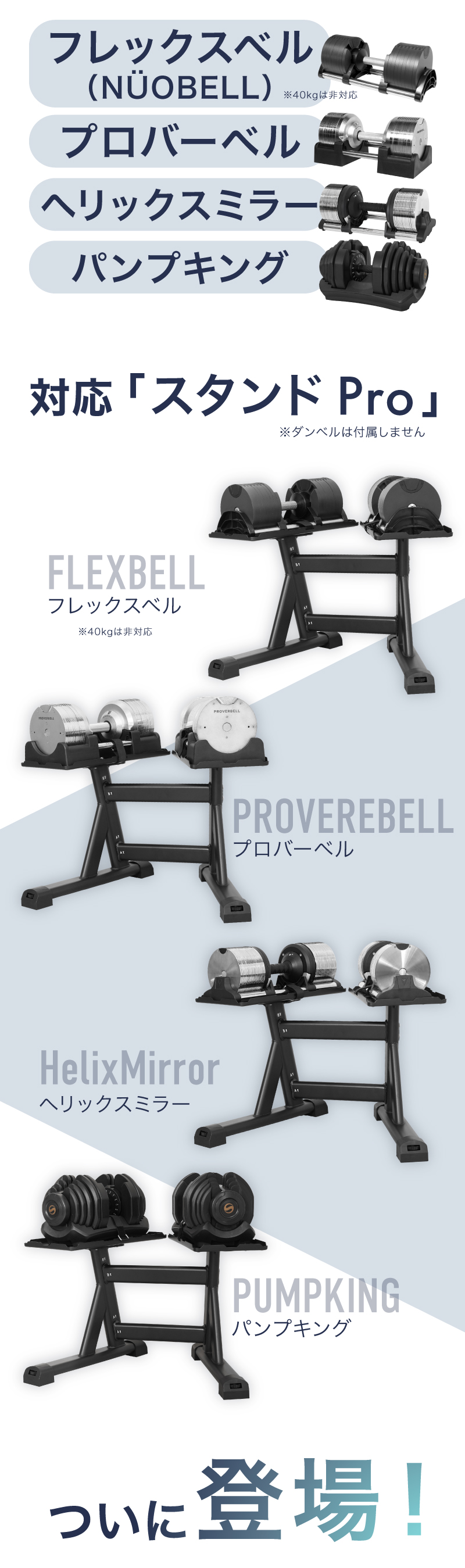 ライシン ダンベル スタンド Pro フレックスベル / プロバーベル