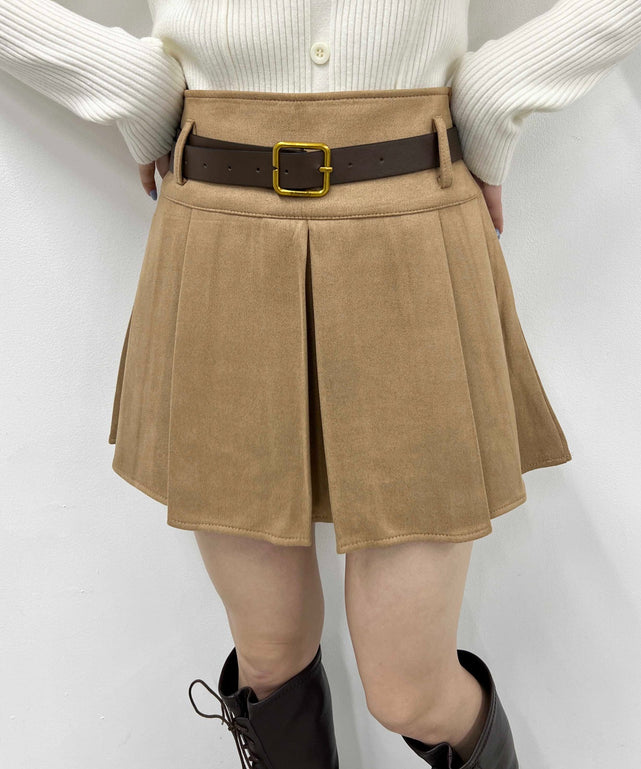 スウェードタッチベルトセットミニスカート – WEGO ONLINE STORE