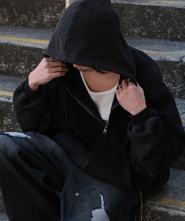 ケミカルウォッシュバルーンZIPパーカー｜WEGO（ウィゴー） – WEGO