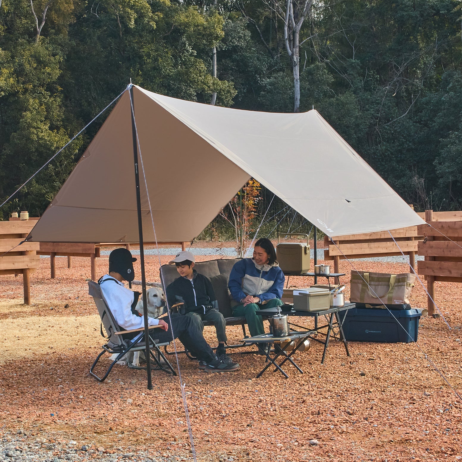 EARTH HEXA TARP BIT-GREIGE | WHOLE EARTH ONLINE STORE（ホール