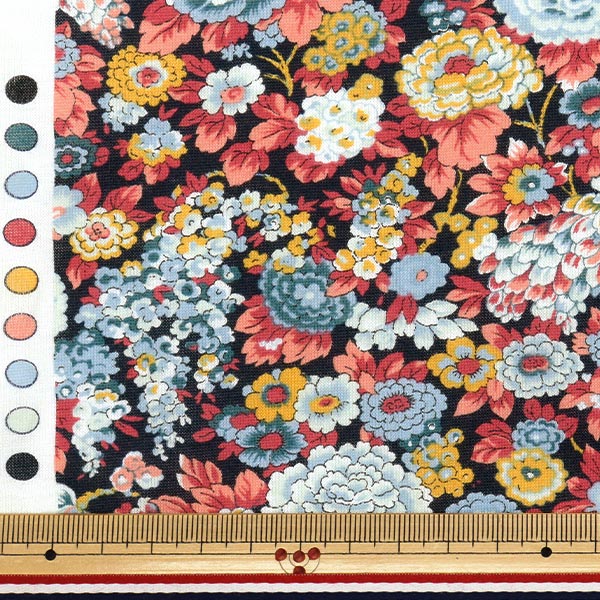 数量5から】 生地 『リバティ・ファブリックス 60/2天竺 エリジアン