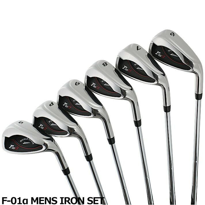 ワールドイーグル F-01αクロスモデル メンズ アイアン6本セット 右利き