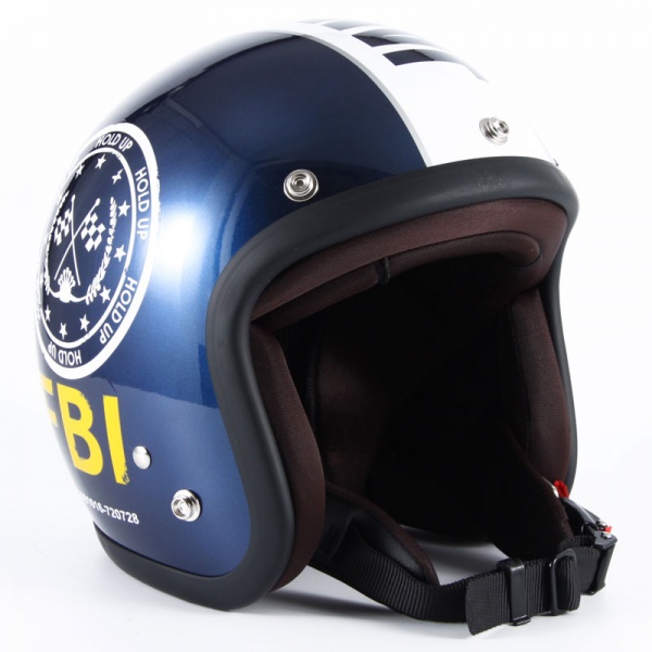 F.B.I.(ブラック) 72JAM ヘルメット | ジェットヘルメット | 72JAM