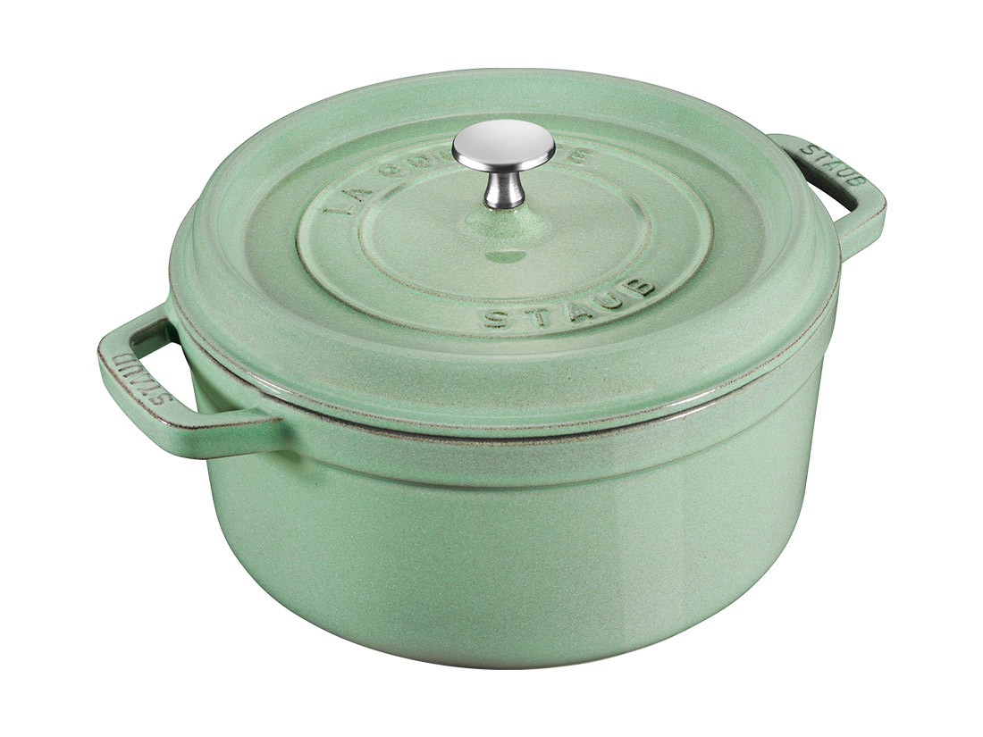 STAUB ピコ・ココット ラウンド 20cm セージグリーン 2.2L | 鍋 | お