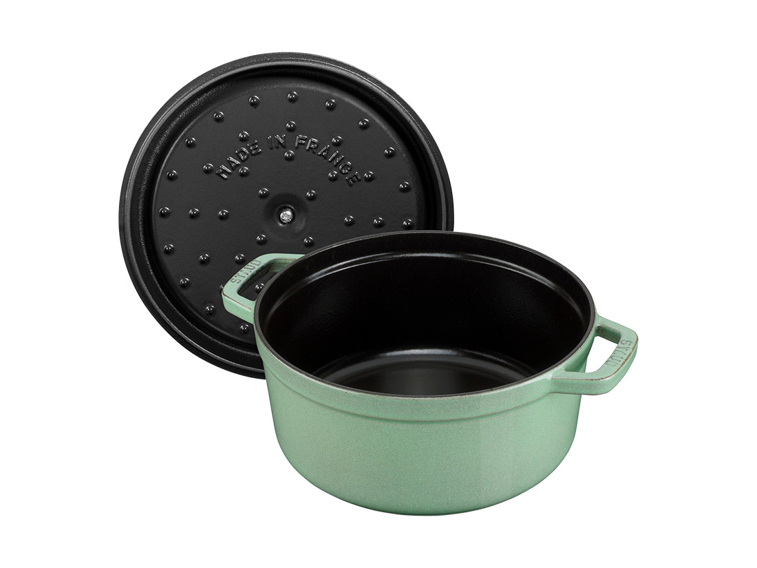 STAUB ピコ・ココット ラウンド 20cm セージグリーン 2.2L | 鍋 | お