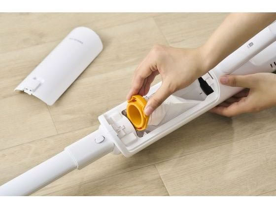 アイリスオーヤマ 充電式紙パックスティッククリーナー SBD-77P-Wが