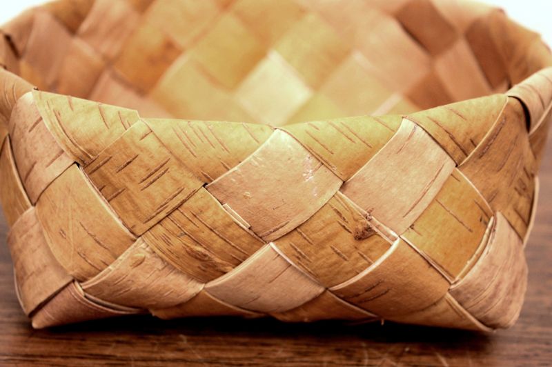 白樺バスケット/白樺パンかご（M） フィンランド 北欧雑貨coco varie