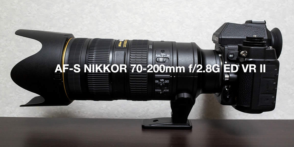 Nikon DFで使っているレンズ（望遠ズーム編）：AF-S NIKKOR 70-200mm f