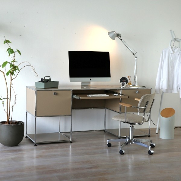 理想を叶える USMハラーのデスク】 機能美と収納力を両立した、USM