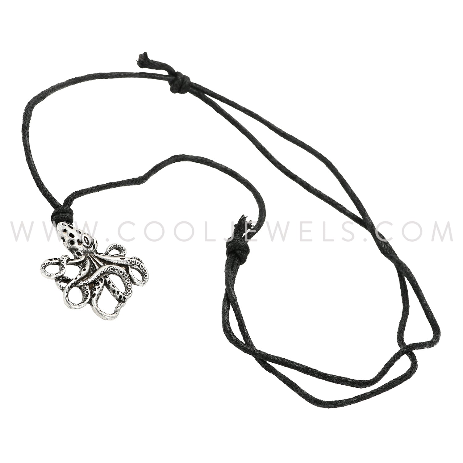 Earth, Sea & Me Blue Ringed Octopus Slider Cord Necklace – Cool Jewels