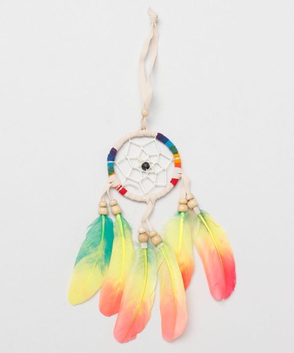 カラフルフェザードリームキャッチャー(BLUE): 『チャイハネ』公式通販