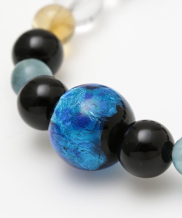 蛍(ほたる)ブルーフローライト ブレスレット(BLUE FLUORITE): 『岩座