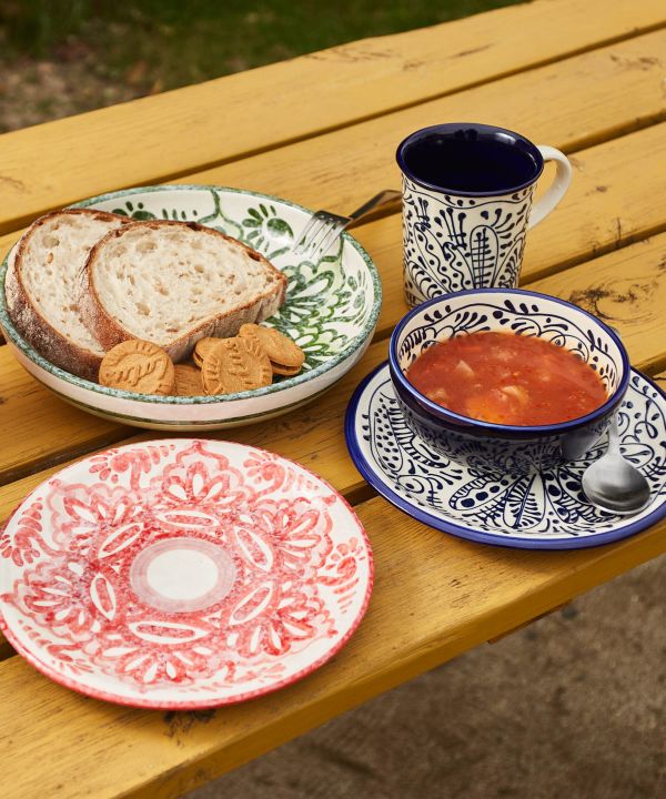 IVANROS(イバンロス)】平皿 20cm(GARDEN): 『欧州航路』