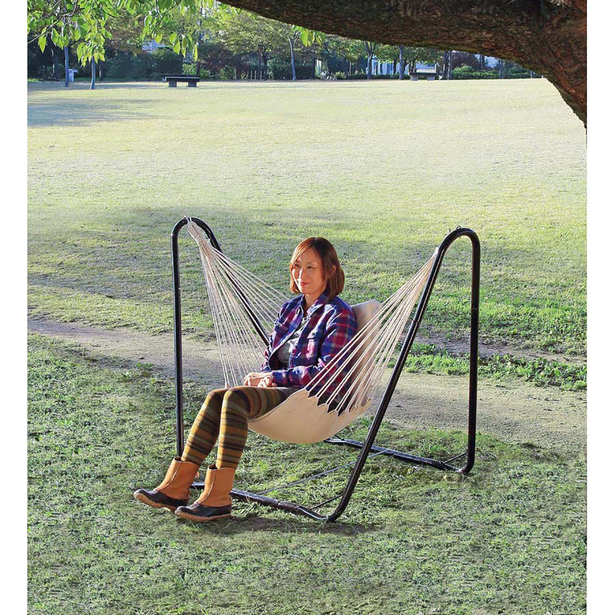 パーム クッションチェアモック(ホワイト) - アウトドア・キャンプ用品