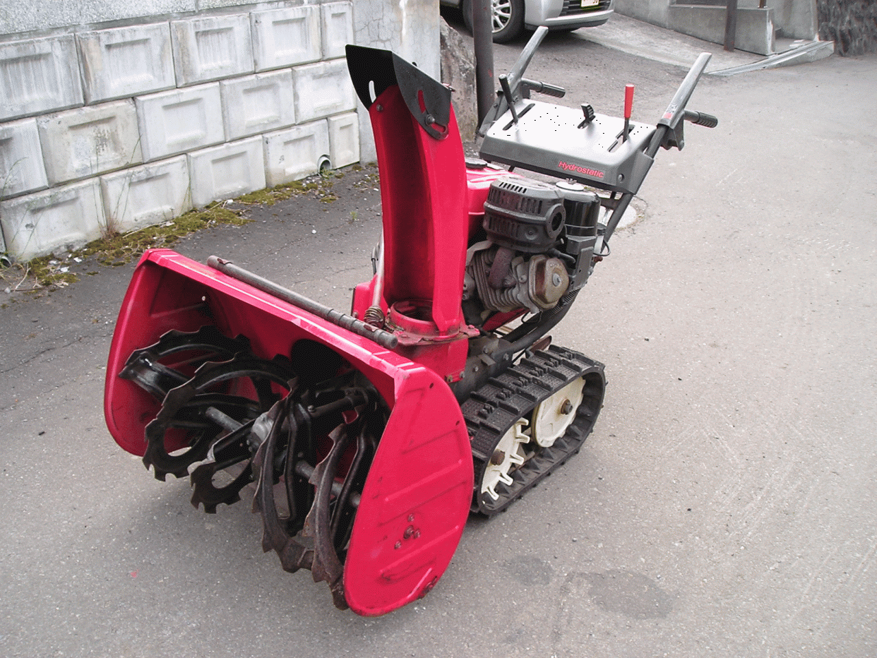 除雪機 ホンダ 8馬力除雪機 HS－870 バッテリー新品交換済み｜除雪だ