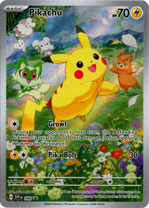 ピカチュウ 海外版 英語版 プロモ Pikachu - SVP088 -【Card Chicken】