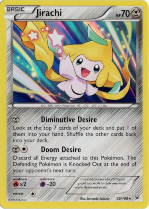 ジラーチ 海外版 英語版 Jirachi - 42/108 -【Card Chicken】