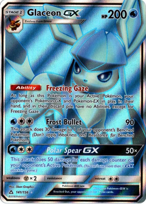 グレイシアGX SR 海外版 英語版 Glaceon GX - 141/156 -【Card Chicken】