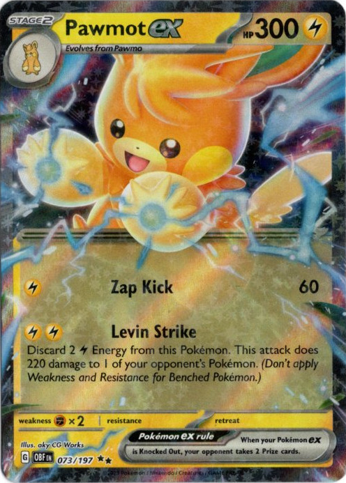 パーモットex 海外版 英語版 Pawmot ex - 073/197 -【Card Chicken】