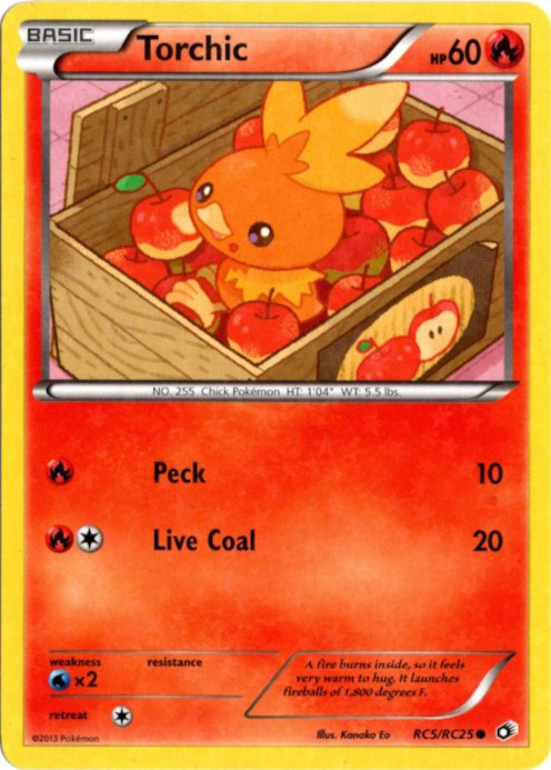 アチャモ シャイニーコレクション 海外版 英語版 Torchic - RC5/RC25