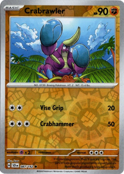 マケンカニ 海外版 英語版 リバホロ Crabrawler - 087/142 -【Card