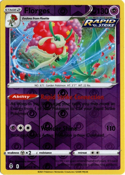 フラージェス 海外版 英語版 リバホロ Florges - 073/203 -【Card