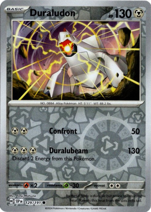 ジュラルドン 海外版 英語版 リバホロ Duraludon - 129/191 -【Card