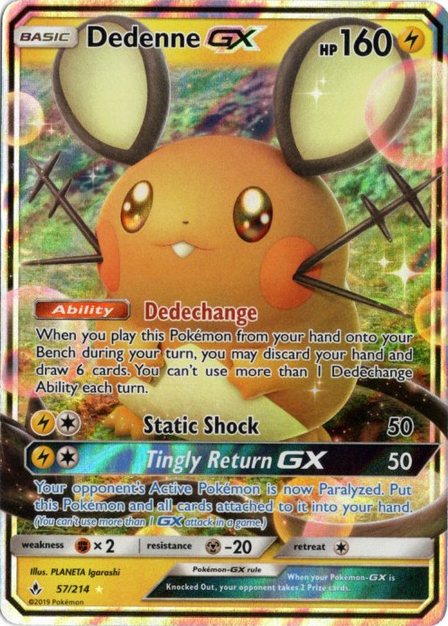 デデンネGX 海外版 英語版 Dedenne GX - 57/214 -【Card Chicken】