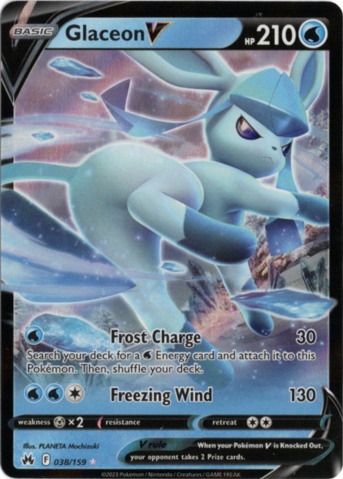グレイシアV 海外版 英語版 Glaceon V - 038/159 - 海外限定イラスト