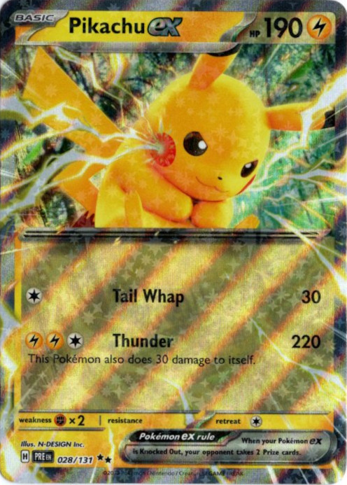 ピカチュウex 海外版 英語版 Pikachu ex - 028/131 -【Card Chicken】