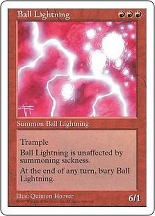 ボール・ライトニング/Ball Lightning《日本語》【5ED】