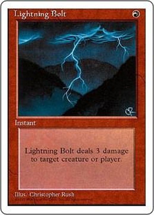 稲妻/Lightning Bolt《日本語》【4ED】