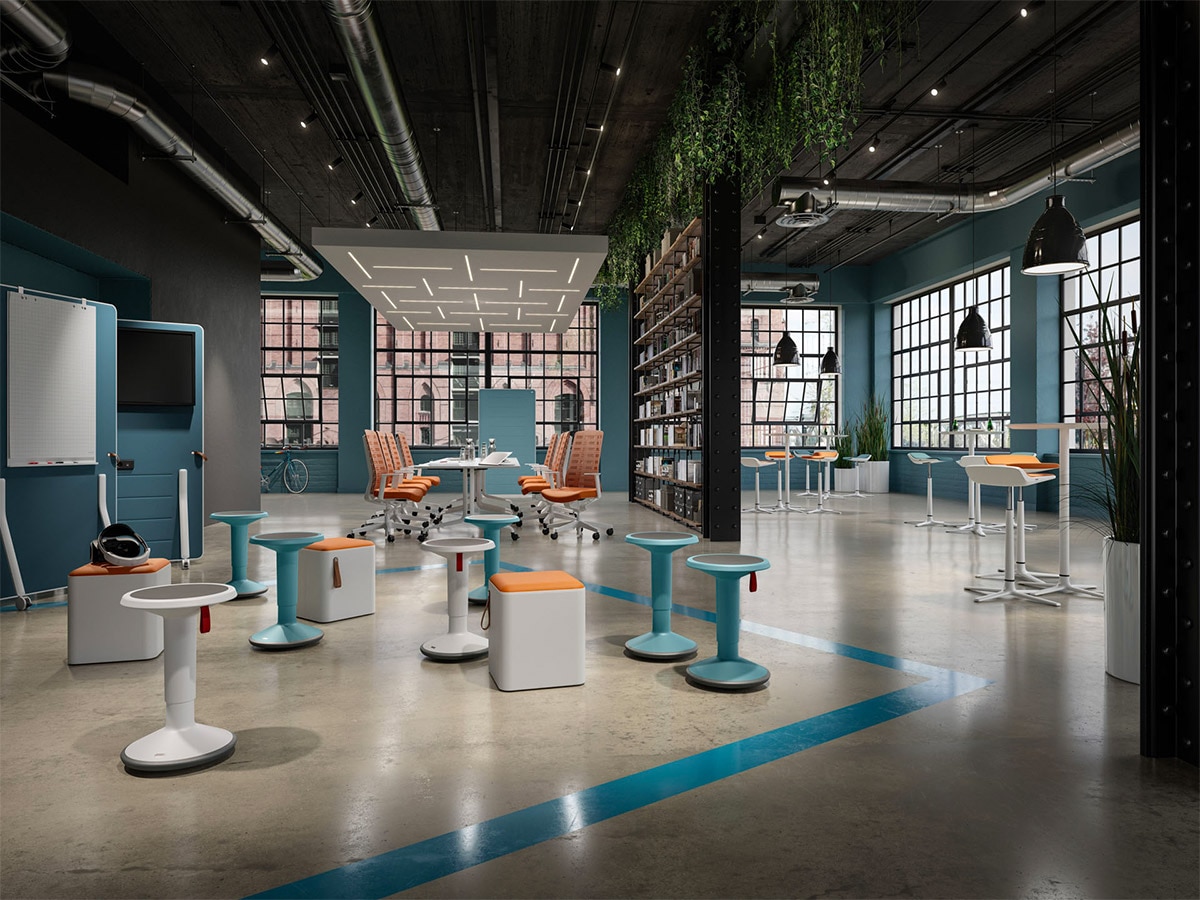 interstuhl（インタースツール）UP IS1アップ スツール レッド