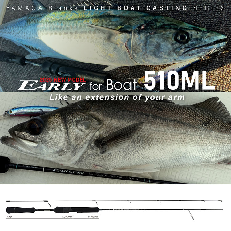 ヤマガブランクス(YAMAGA Branks) アーリー(EARLY) 510ML for Boat