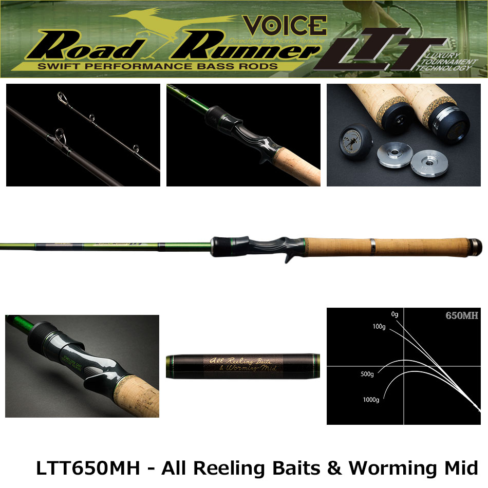 ノリーズ ロードランナー ヴォイス LTT650MH - All Reeling Baits