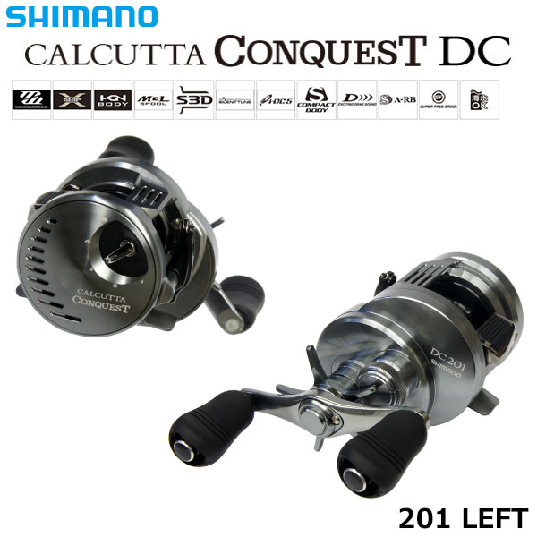 シマノ(SHIMANO) 19カルカッタ コンクエスト DC 201 LEFT カルカッタ